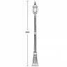 Наземный фонарь  83409L W