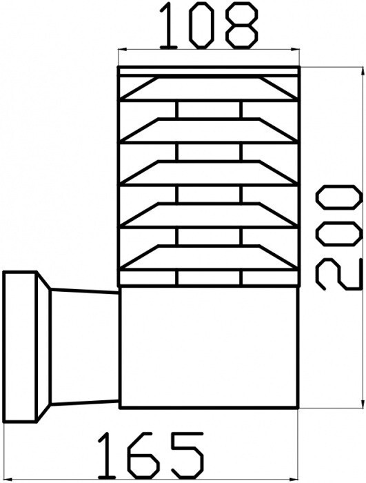 Настенный светильник уличный Bronx O576WL-01GR