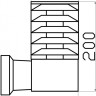 Настенный светильник уличный Bronx O576WL-01GR