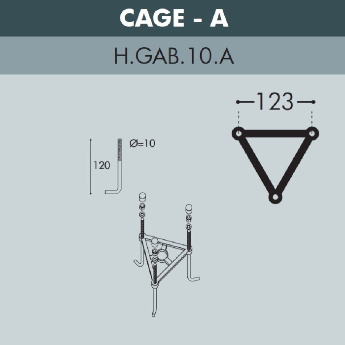 Наземный фонарь GLOBE 300 G30.163.000.BXF1R