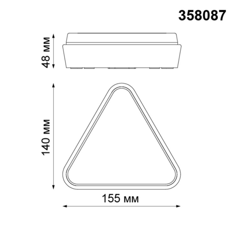 358087 STREET NT19 154 темно-серый Ландшафтный светильник IP54 LED 3000К 12W 220V KAIMAS