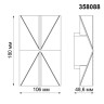 358088 STREET NT19 152 темно-серый Ландшафтный светильник IP54 LED 3000К 8W 220V KAIMAS