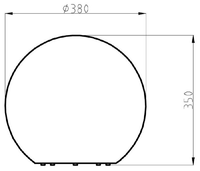 Наземный светильник Ball light 836934