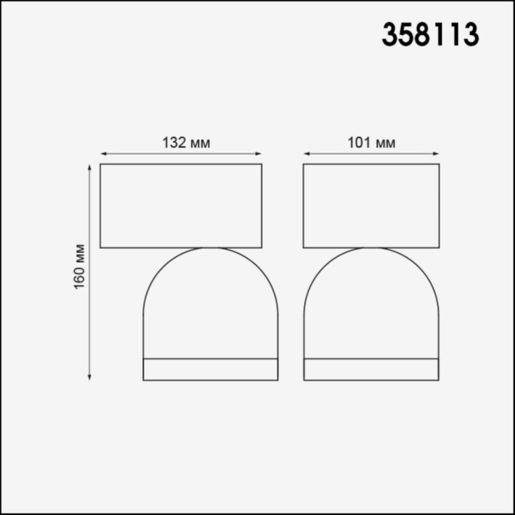358113 STREET NT19 148 темно-серый  Ландшафтный настенный светильник IP65 LED 3000К 10W 100-240V GAL