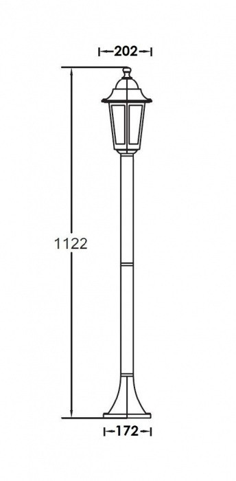 Наземный фонарь  79806S Gb