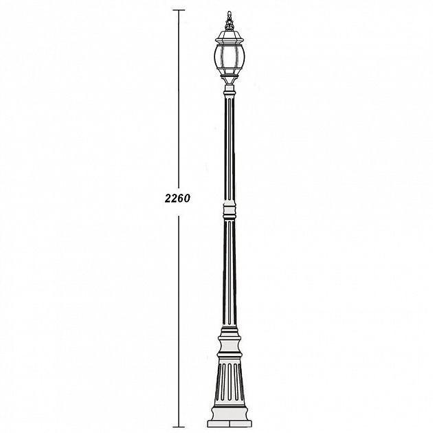 Наземный фонарь  83409S Bl