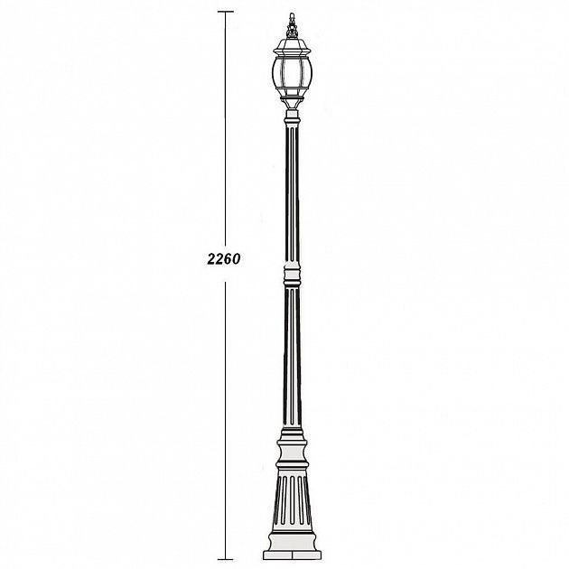 Наземный фонарь  83409S Gb