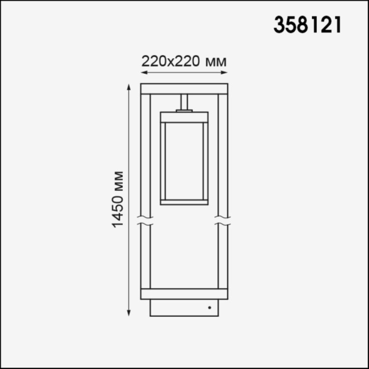 358121 STREET NT19 146 белый Ландшафтный светильник IP54 LED 4100К 13W 100-240V IVORY LED