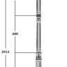 Наземный фонарь GLOBO L 88210LB/E7 Bl