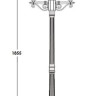 Наземный фонарь PETERSBURG S 79808SA Bl