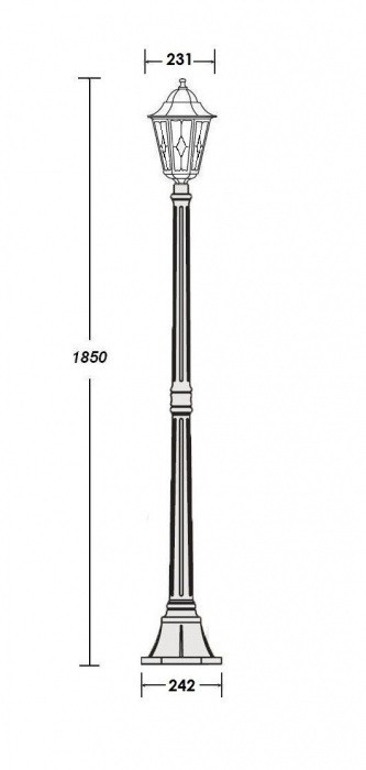 Наземный фонарь  79808 lg Gb