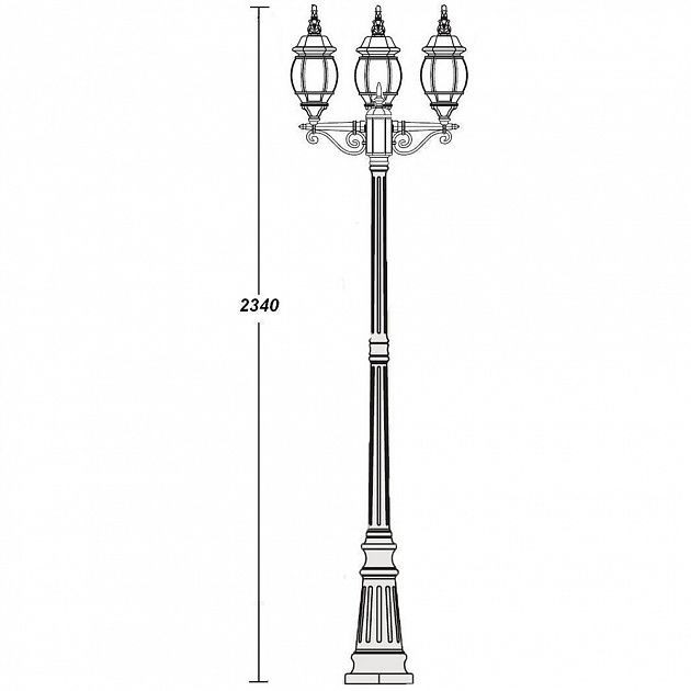 Наземный фонарь  83409SB Bl