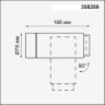358289 STREET NT19 000 темно-серый Ландшафтный светильник IP54 LED 4000K 9W 220-240V KAIMAS