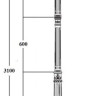 Наземный фонарь BARSELONA 81210B/E7 Bl