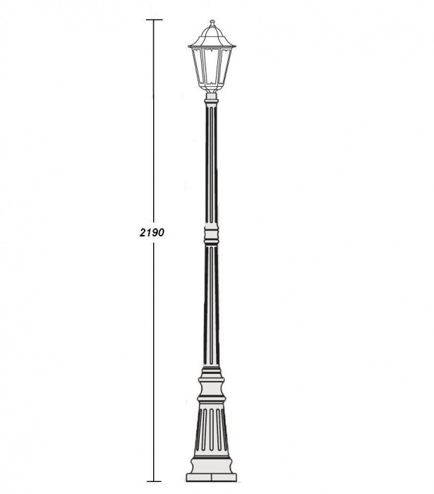 Наземный фонарь  79809M Bl