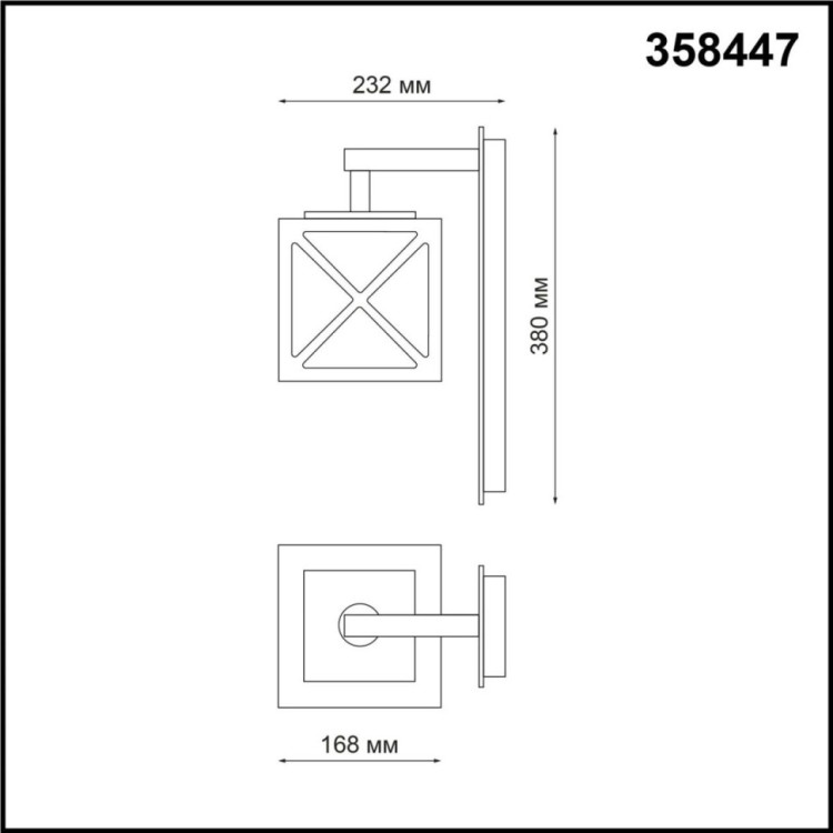 358447 STREET NT20 000 темно-серый Ландшафтный настенный светильник IP54 LED 4000K 10W 100-240V DANT