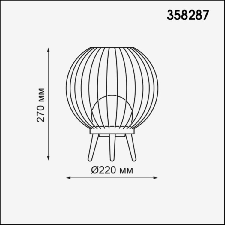 358287 STREET NT19 000 темно-серый Ландшафтный настольный светильник IP65 LED 4000K 7W 220-240V CARR