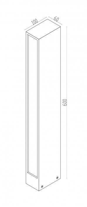Наземный светильник Hof O422FL-L12GF