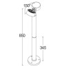 Наземный светильник TUBE LED W6261A-850 Gr