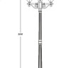 Наземный фонарь ASTORIA 2M 91408MB Bl овал