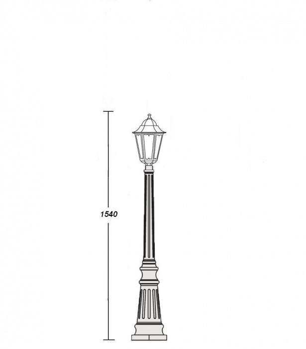 Наземный фонарь  79811M W