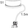 Встраиваемый светильник уличный Встраиваемые светильники c LED W7042A SS