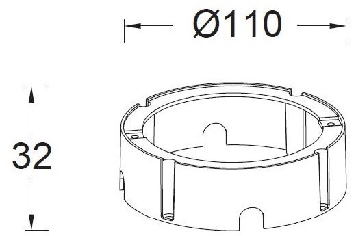 Встраиваемый светильник уличный Встраиваемые светильники c LED W7046-3K SS