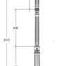 Наземный фонарь TOKIO 2 68910A 10A Е7 down Bl
