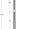 Наземный фонарь GLOBO S 88209SA/10A Bl