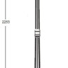 Наземный фонарь GLOBO S 88209SB Bl