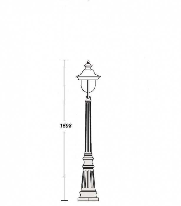 Наземный фонарь  84311c Bl