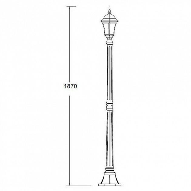 Наземный фонарь  91308S Bl
