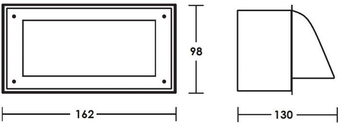 Встраиваемый светильник уличный CORSICA LED W91494 Gb