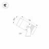 Светильник ALT-RAY-R61-15W Day4000 (DG, 25 deg, 230V) (ARL, IP67 Металл, 3 года)
