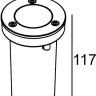 Встраиваемый светильник уличный ВСТРАИВАЕМЫЕ СВЕТИЛЬНИКИ W77263 SS