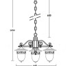 Уличный светильник подвесной KRAKOV 1 L 87270L/3/02 Gb