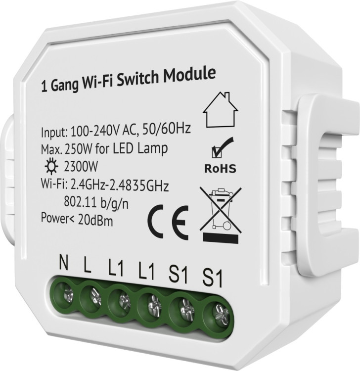 Wi-Fi реле Relay | РИЛЭЙ RL1001-SM/1