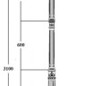 Наземный фонарь ASTORIA 2M 91410MA/E7 Gb ромб