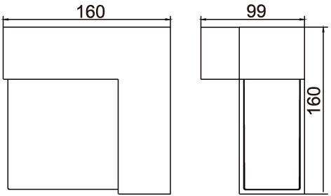 Настенный светильник уличный GEOMETRY 2103 Gr