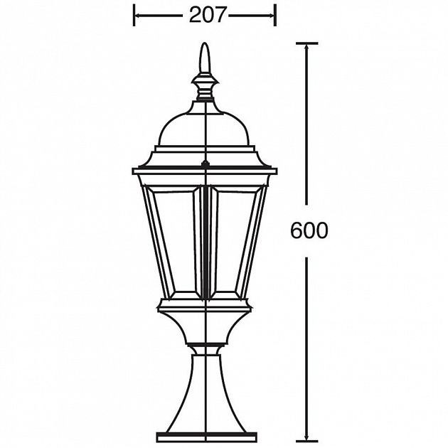 Наземный фонарь  91404L Bl