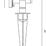 Грунтовый светильник HUMBERG W77165 SS