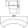 Настенный светильник уличный GEOMETRY 2146 Bl