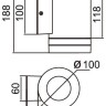 Архитектурная подсветка TUBE 6046 Bl