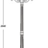 Наземный фонарь ROMA L 95208LA W