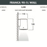Архитектурная подсветка Franca 90 3A7.002.000.LXU1L