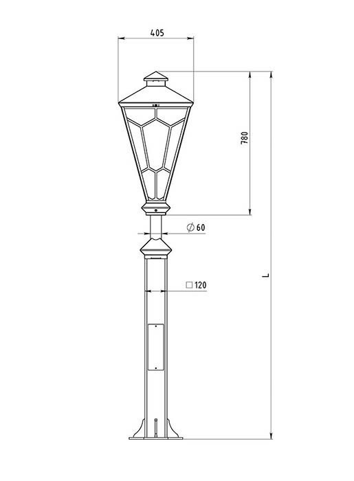 Наземный фонарь Murabelle 550-21/b-50