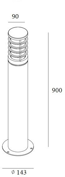 Наземный светильник  61833-900 Gb