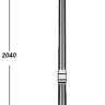 Наземный фонарь ROMA L 95208LB W