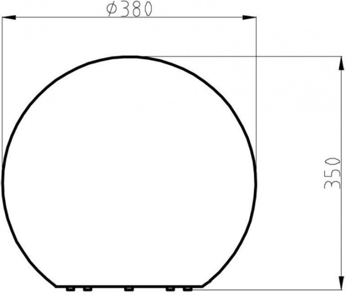 Грунтовый светильник Bowl Light 836961