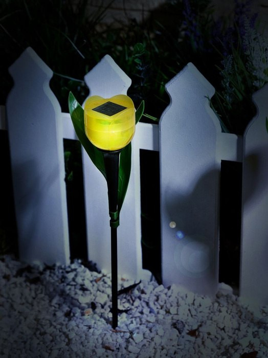 Грунтовый светильник  USL-C-452/PT305 YELLOW TULIP